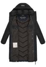 Navahoo Sahnekatzi XIV Damen Wintermantel Schwarz Größe S - Gr. 36