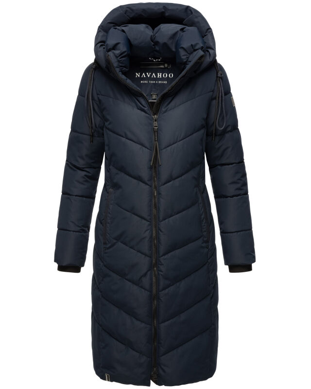 Navahoo Sahnekatzi XIV Damen Wintermantel Navy Größe XL - Gr. 42
