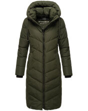 Navahoo Sahnekatzi XIV Damen Wintermantel Dark Olive Größe XXL - Gr. 44