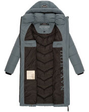 Navahoo Sahnekatzi XIV Damen Wintermantel Stormy Blue Gr&ouml;&szlig;e S - Gr. 36