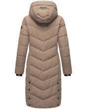 Navahoo Sahnekatzi XIV Damen Wintermantel Taupe Grey Größe S - Gr. 36