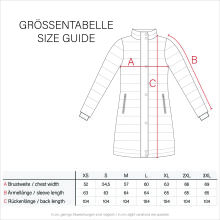 Navahoo Sahnekatzi XIV Damen Wintermantel Taupe Grey Größe S - Gr. 36