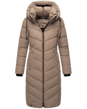Navahoo Sahnekatzi XIV Damen Wintermantel Taupe Grey...