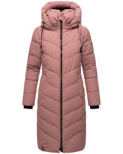 Navahoo Sahnekatzi XIV Damen Wintermantel Dark Rose Größe XS - Gr. 34