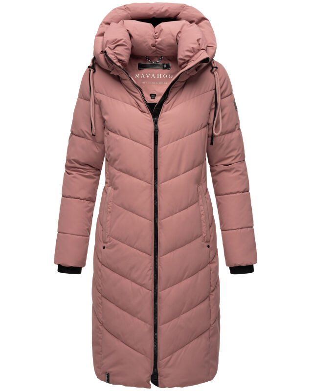 Navahoo Sahnekatzi XIV Damen Wintermantel Dark Rose Gr&ouml;&szlig;e L - Gr. 40
