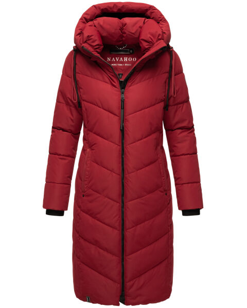 Navahoo Sahnekatzi XIV Damen Wintermantel Dark Red Größe XS - Gr. 34