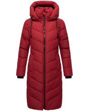 Navahoo Sahnekatzi XIV Damen Wintermantel Dark Red Gr&ouml;&szlig;e M - Gr. 38