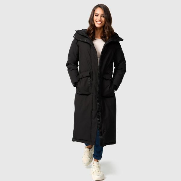 Navahoo Wolkenfrost XIV ladies winter jacket Schwarz Größe S - Gr. 36