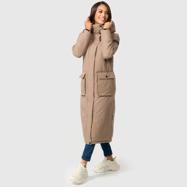 Navahoo Wolkenfrost XIV ladies winter jacket Taupe Grey Größe XS - Gr. 34