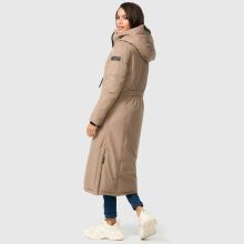 Navahoo Wolkenfrost XIV ladies winter jacket Taupe Grey Größe XS - Gr. 34