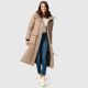 Navahoo Wolkenfrost XIV ladies winter jacket Taupe Grey Größe XS - Gr. 34