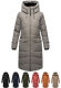 Marikoo Tomomii Damen Winter Steppjacke