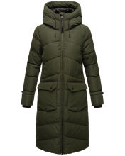 Marikoo Tomomii XVI Damen Winterjacke Dark Olive Größe XS - Gr. 34