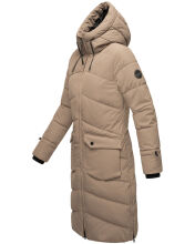Marikoo Tomomii XVI Damen Winterjacke Taupe Grey Gr&ouml;&szlig;e L - Gr. 40