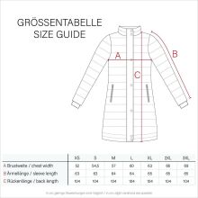 Marikoo Tomomii XVI Damen Winterjacke Grau Gr&ouml;&szlig;e M - Gr. 38