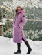 Marikoo Nadeshikoo Damen lange Winter Steppjacke