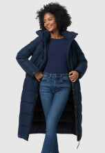 Marikoo Nadeshikoo XVI Damen Winter Steppjacke Navy Größe S - Gr. 36