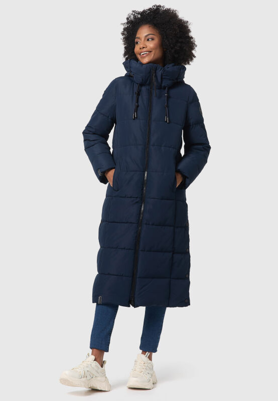 Marikoo Nadeshikoo XVI Damen Winter Steppjacke Navy Größe XL - Gr. 42