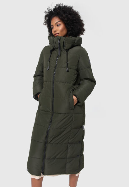 Marikoo Nadeshikoo XVI ladies winter quilted jacket Dark Olive Größe S - Gr. 36