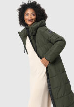 Marikoo Nadeshikoo XVI ladies winter quilted jacket Dark Olive Größe S - Gr. 36