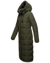 Marikoo Nadeshikoo XVI ladies winter quilted jacket Dark Olive Größe S - Gr. 36