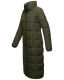 Marikoo Nadeshikoo XVI Damen Winter Steppjacke Dark Olive Größe M - Gr. 38