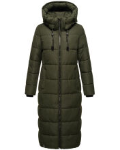 Marikoo Nadeshikoo XVI Damen Winter Steppjacke Dark Olive Größe L - Gr. 40