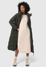 Marikoo Nadeshikoo XVI Damen Winter Steppjacke Dark Olive Gr&ouml;&szlig;e XXL - Gr. 44