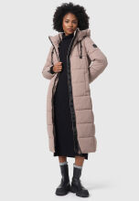 Marikoo Nadeshikoo XVI Damen Winter Steppjacke Taupe Grey Größe M - Gr. 38
