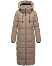 Marikoo Nadeshikoo XVI Damen Winter Steppjacke Taupe Grey Größe M - Gr. 38