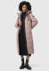 Marikoo Nadeshikoo XVI Damen Winter Steppjacke Taupe Grey Größe M - Gr. 38