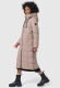 Marikoo Nadeshikoo XVI Damen Winter Steppjacke Taupe Grey Größe M - Gr. 38
