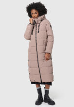 Marikoo Nadeshikoo XVI Damen Winter Steppjacke Taupe Grey...