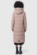 Marikoo Nadeshikoo XVI Damen Winter Steppjacke Taupe Grey Größe XL - Gr. 42