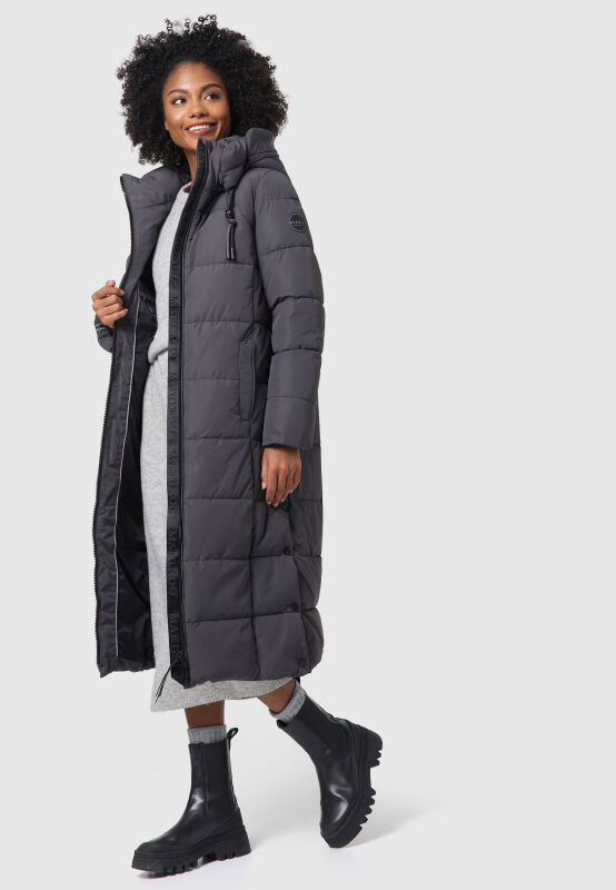 Marikoo Nadeshikoo XVI Damen Winter Steppjacke Anthrazit Gr&ouml;&szlig;e XL - Gr. 42