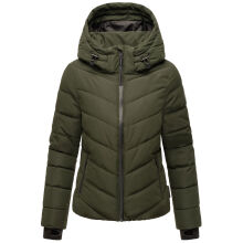 Marikoo Samuiaa XVI Damen Steppjacke Dark Olive Größe XS - Gr. 34