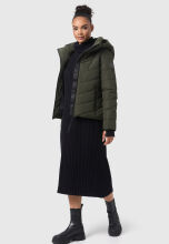 Marikoo Samuiaa XVI Damen Steppjacke Dark Olive Größe L - Gr. 40