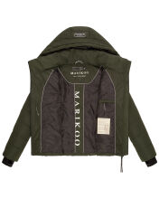 Marikoo Samuiaa XVI Damen Steppjacke Dark Olive Größe XL - Gr. 42