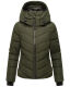 Marikoo Samuiaa XVI Damen Steppjacke Dark Olive Größe XL - Gr. 42
