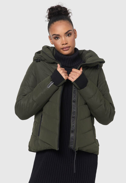 Marikoo Samuiaa XVI ladies quilted jacket Dark Olive Größe XXL - Gr. 44