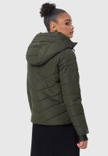 Marikoo Samuiaa XVI ladies quilted jacket Dark Olive Größe XXL - Gr. 44
