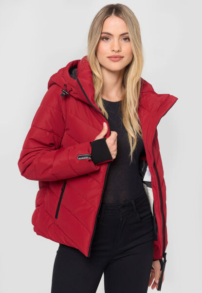 Marikoo Samuiaa XVI ladies quilted jacket Dark Red Größe XS - Gr. 34