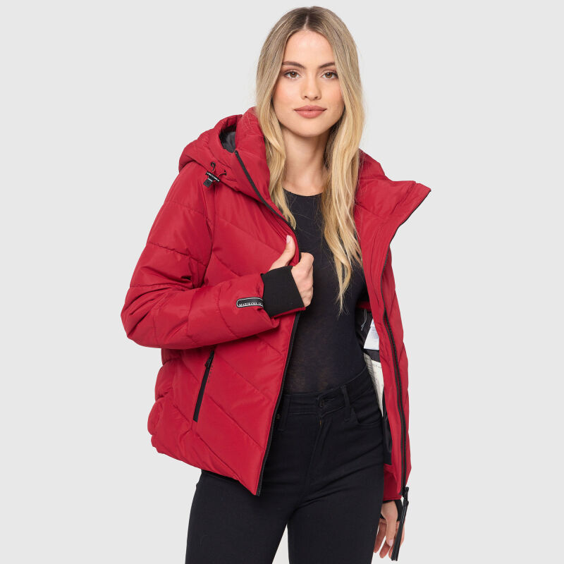 Marikoo Samuiaa XVI Damen Steppjacke Dark Red Größe S - Gr. 36