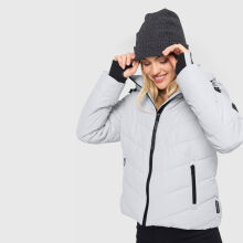 Marikoo Samuiaa XVI Damen Steppjacke Light Grey Gr&ouml;&szlig;e M - Gr. 38