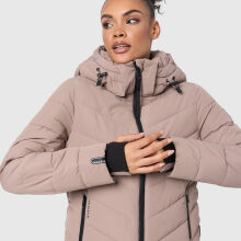 Marikoo Samuiaa XVI Damen Steppjacke Taupe Grey Größe XL - Gr. 42