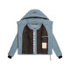 Marikoo Samuiaa XVI ladies quilted jacket Powder Blue Größe XL - Gr. 42