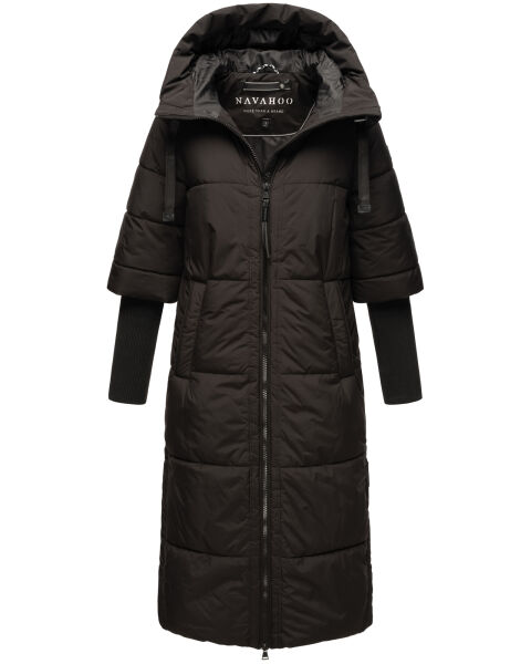 Navahoo Ciao Miau XIV ladies winter jacket Schwarz Größe S - Gr. 36