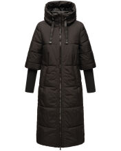 Navahoo Ciao Miau XIV Damen Winterjacke Schwarz Größe L - Gr. 40