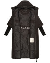 Navahoo Ciao Miau XIV Damen Winterjacke Schwarz Größe L - Gr. 40