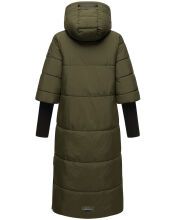 Navahoo Ciao Miau XIV Damen Winterjacke Dark Olive Größe S - Gr. 36
